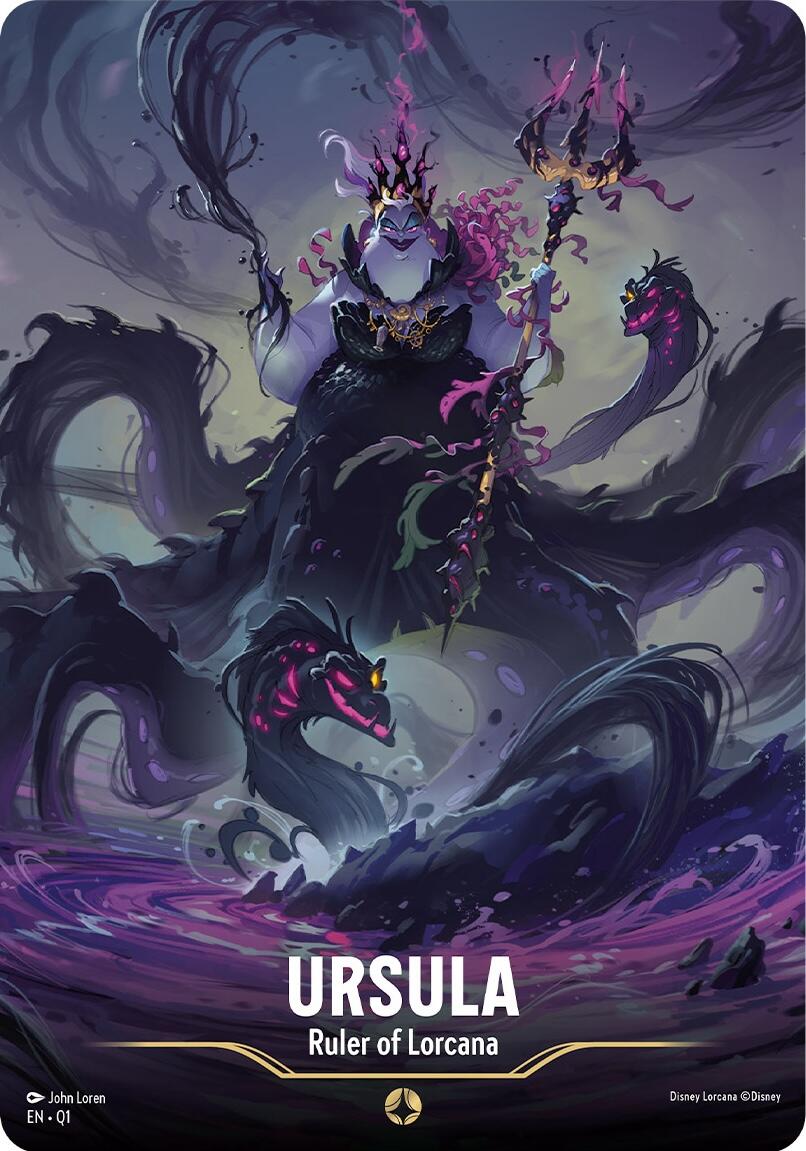 Ursula - Ruler of Lorcana (Oversized) [Illumineer's Quest: Deep Trouble] | Odin's Place