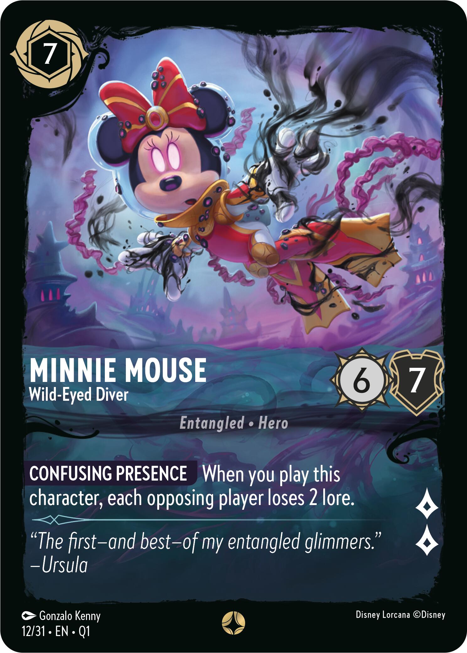 Minnie Mouse - Wild-Eyed Diver (12/31) [Illumineer's Quest: Deep Trouble] | Odin's Place
