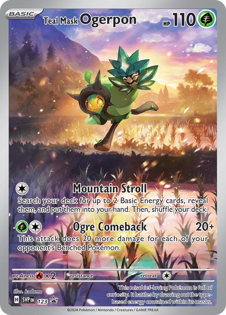 Teal Mask Ogerpon (123) [Scarlet & Violet: Black Star Promos] | Odin's Place