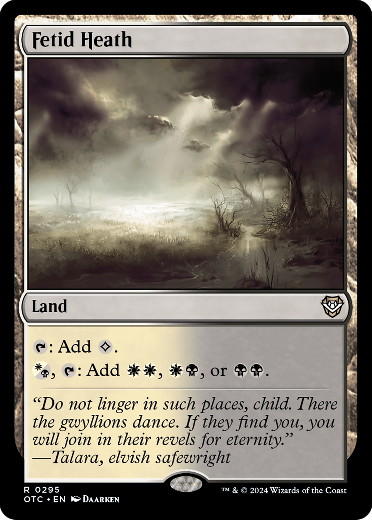 Fetid Heath [Outlaws of Thunder Junction Commander] | Odin's Place