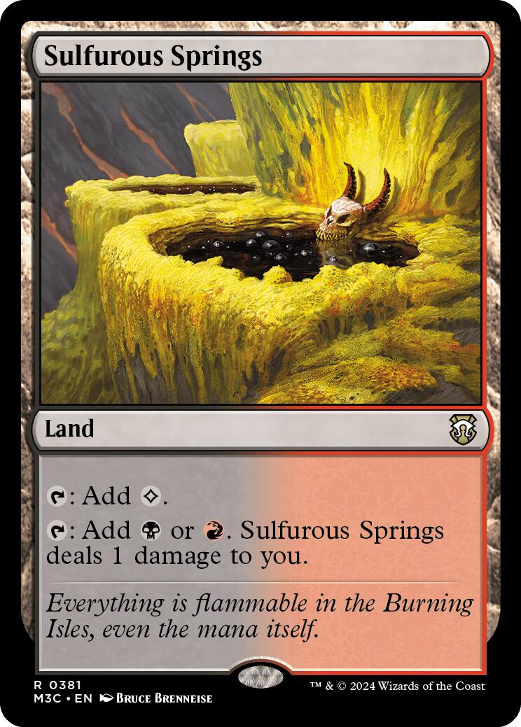 Sulfurous Springs [Modern Horizons 3 Commander] | Odin's Place