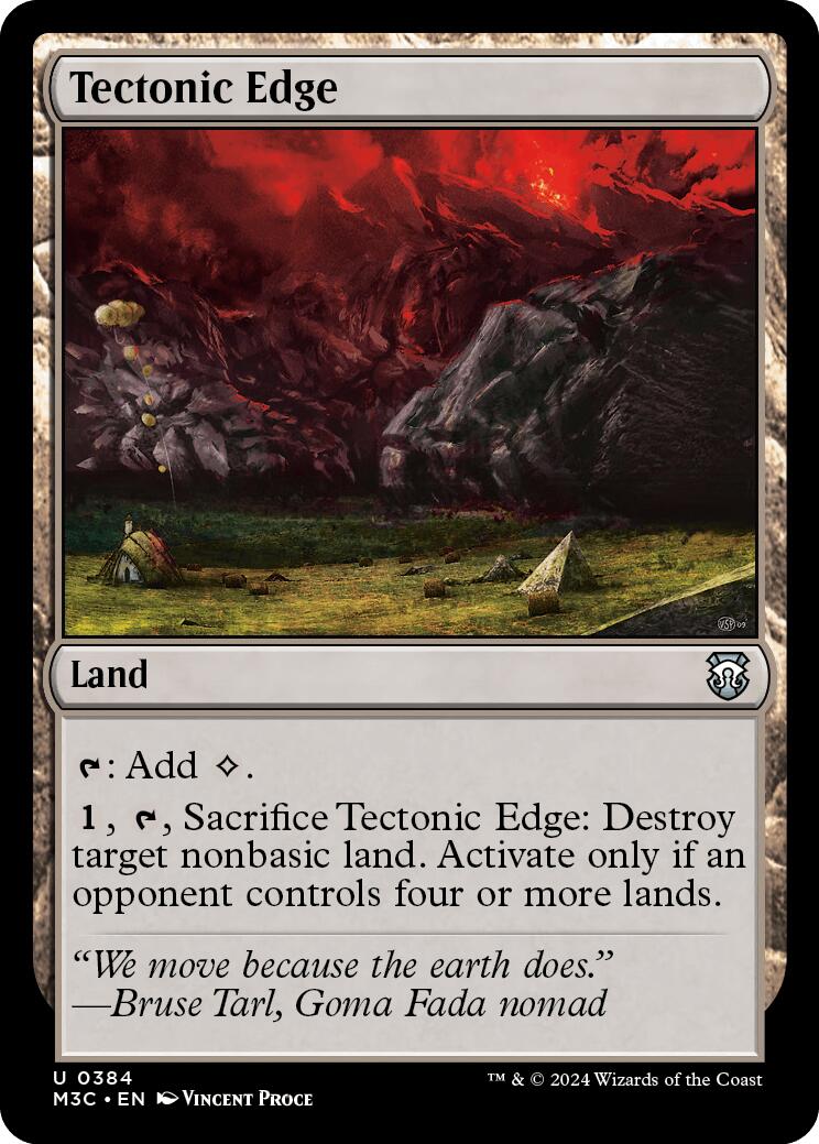 Tectonic Edge [Modern Horizons 3 Commander] | Odin's Place