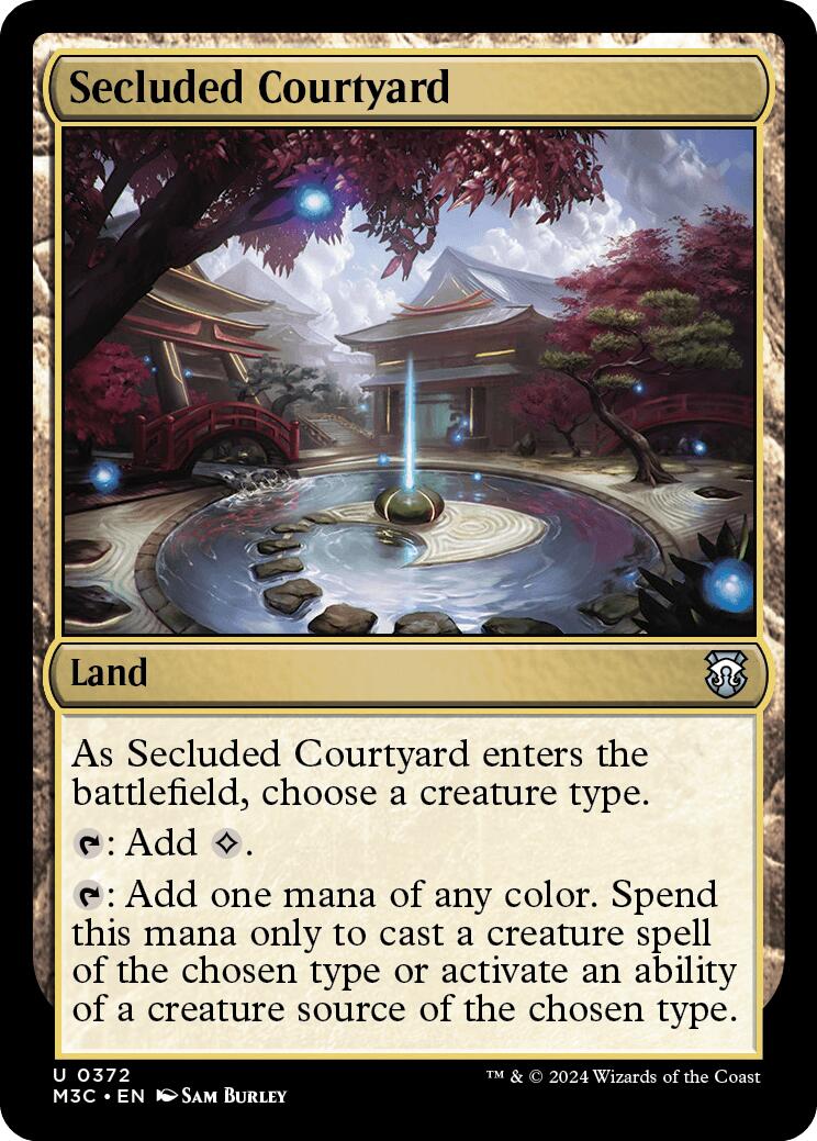 Secluded Courtyard [Modern Horizons 3 Commander] | Odin's Place