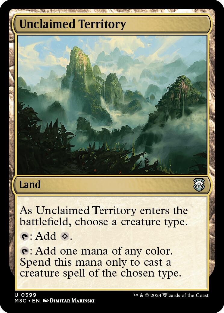 Unclaimed Territory [Modern Horizons 3 Commander] | Odin's Place