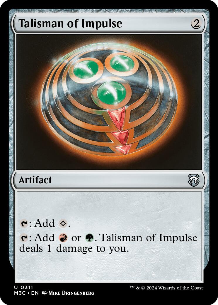 Talisman of Impulse [Modern Horizons 3 Commander] | Odin's Place