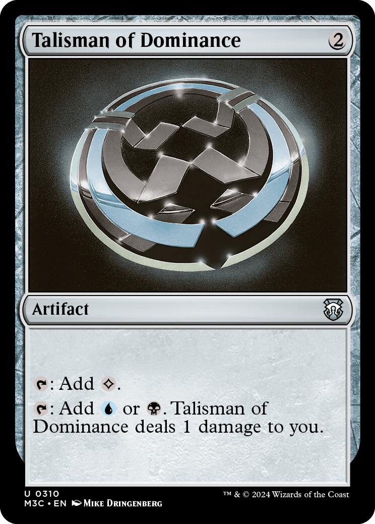 Talisman of Dominance [Modern Horizons 3 Commander] | Odin's Place
