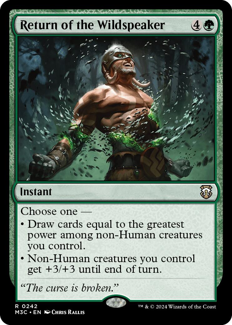 Return of the Wildspeaker [Modern Horizons 3 Commander] | Odin's Place