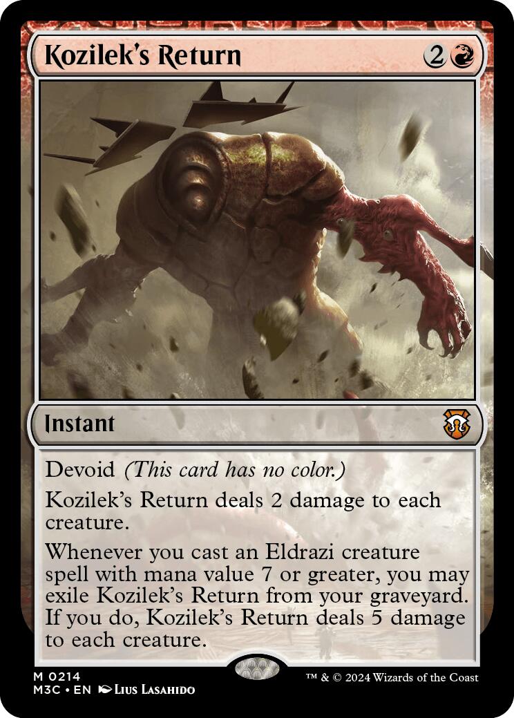 Kozilek's Return [Modern Horizons 3 Commander] | Odin's Place
