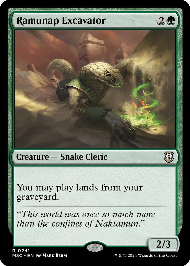 Ramunap Excavator [Modern Horizons 3 Commander] | Odin's Place