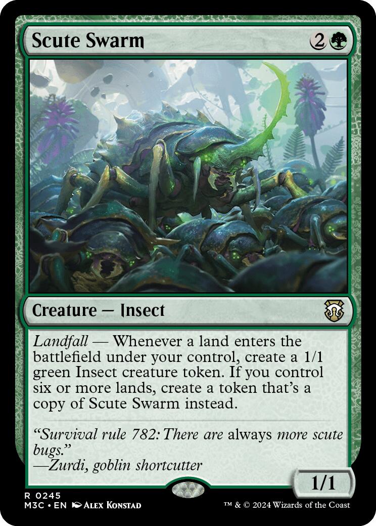 Scute Swarm [Modern Horizons 3 Commander] | Odin's Place