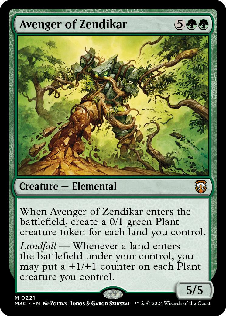 Avenger of Zendikar [Modern Horizons 3 Commander] | Odin's Place