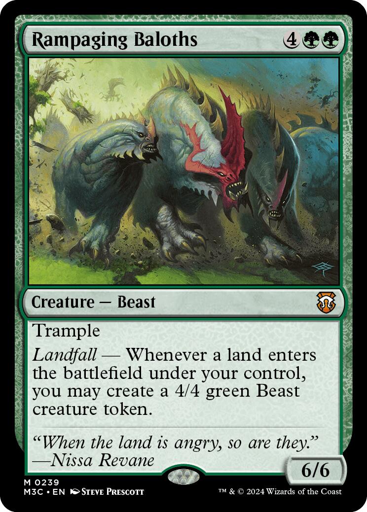Rampaging Baloths [Modern Horizons 3 Commander] | Odin's Place