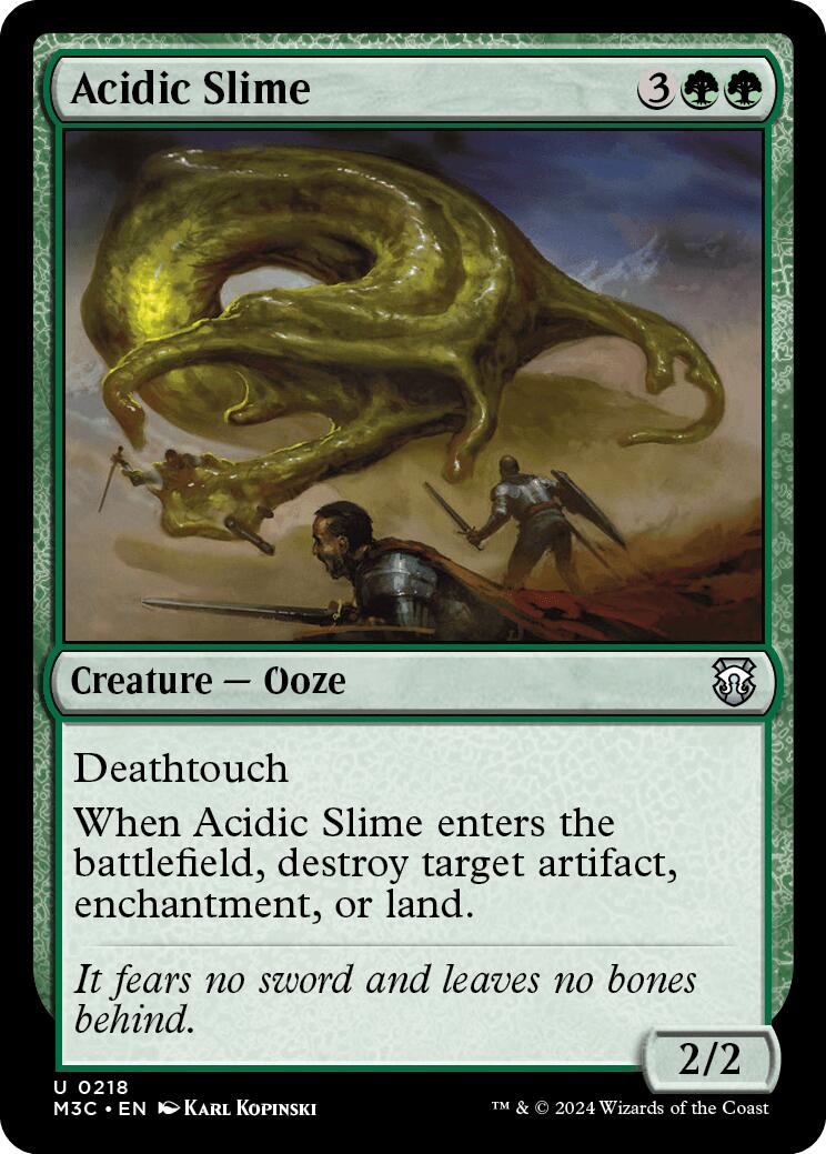 Acidic Slime [Modern Horizons 3 Commander] | Odin's Place