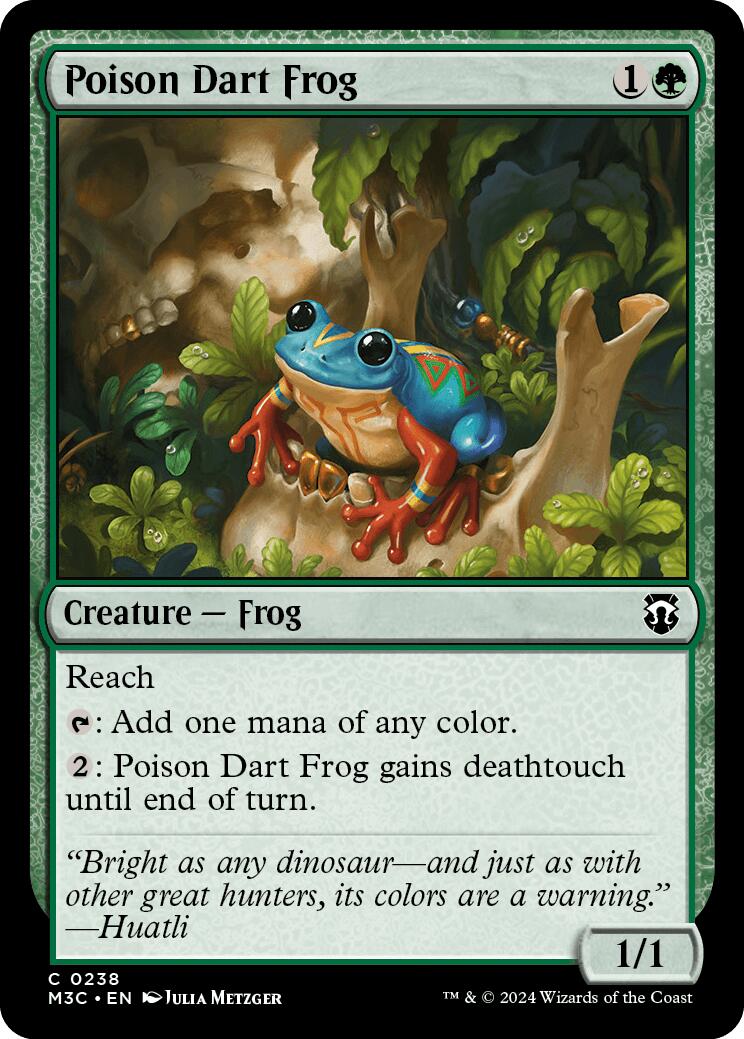 Poison Dart Frog [Modern Horizons 3 Commander] | Odin's Place