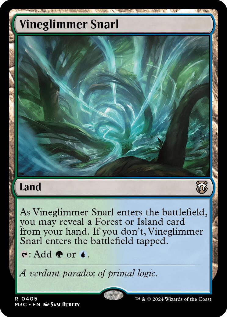 Vineglimmer Snarl [Modern Horizons 3 Commander] | Odin's Place