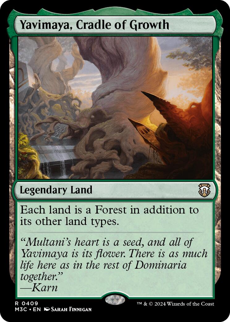 Yavimaya, Cradle of Growth [Modern Horizons 3 Commander] | Odin's Place