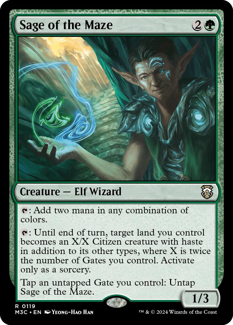 Sage of the Maze [Modern Horizons 3 Commander] | Odin's Place