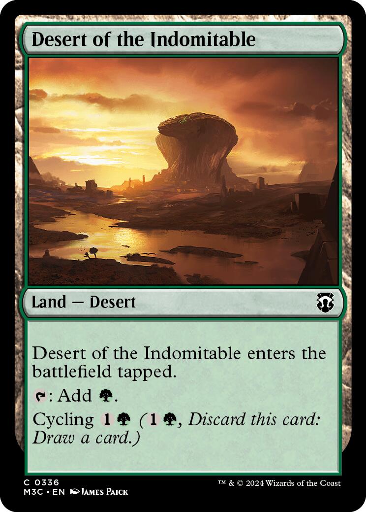 Desert of the Indomitable [Modern Horizons 3 Commander] | Odin's Place