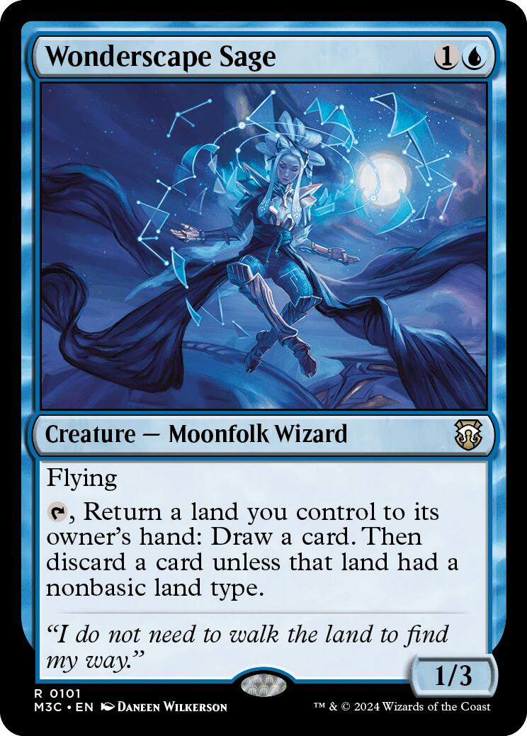 Wonderscape Sage [Modern Horizons 3 Commander] | Odin's Place
