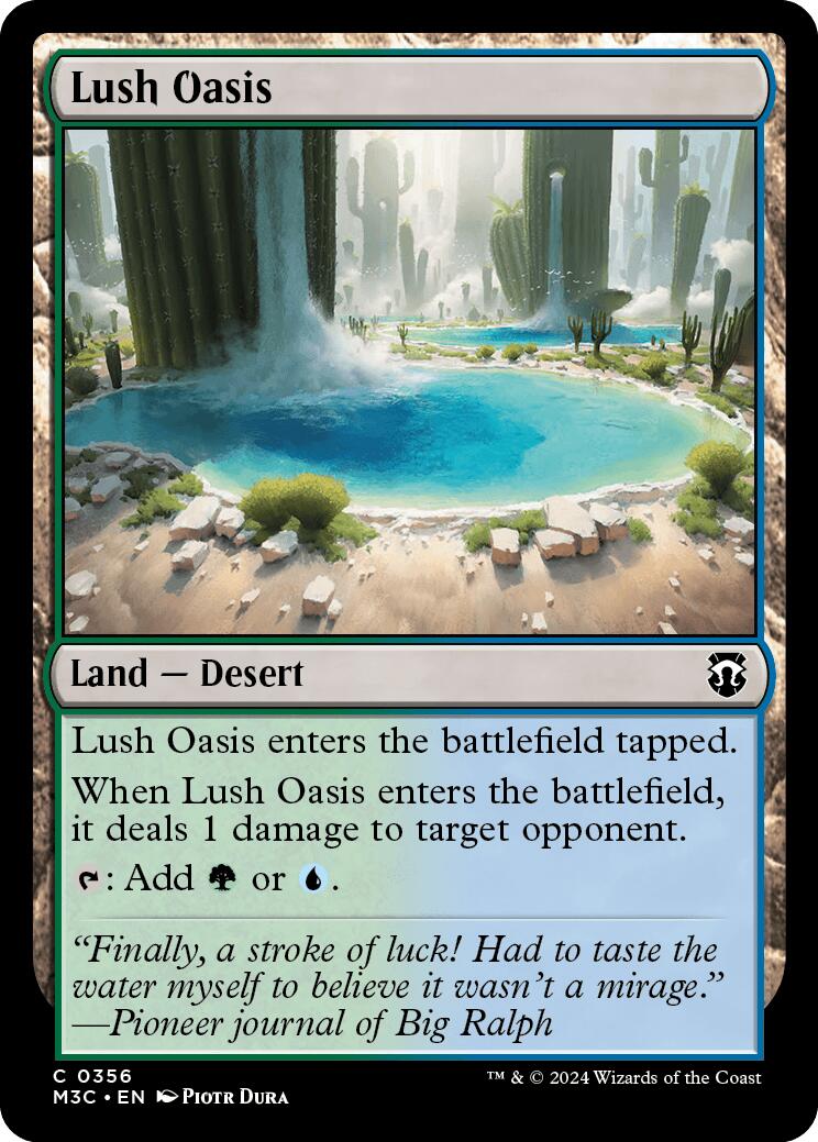 Lush Oasis [Modern Horizons 3 Commander] | Odin's Place