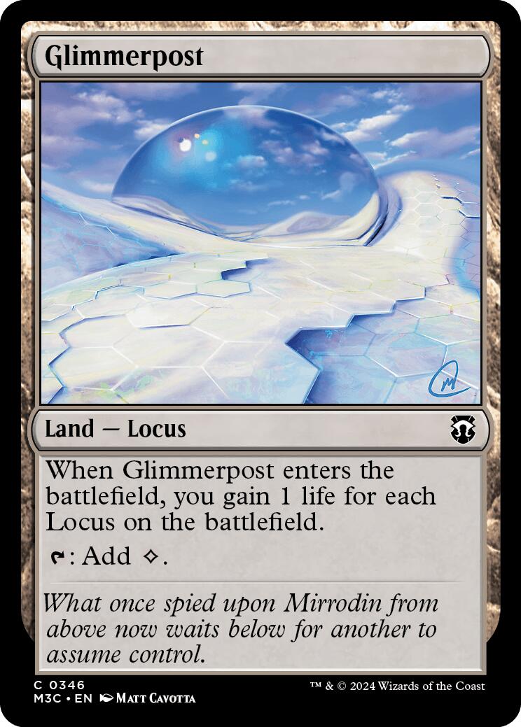 Glimmerpost [Modern Horizons 3 Commander] | Odin's Place