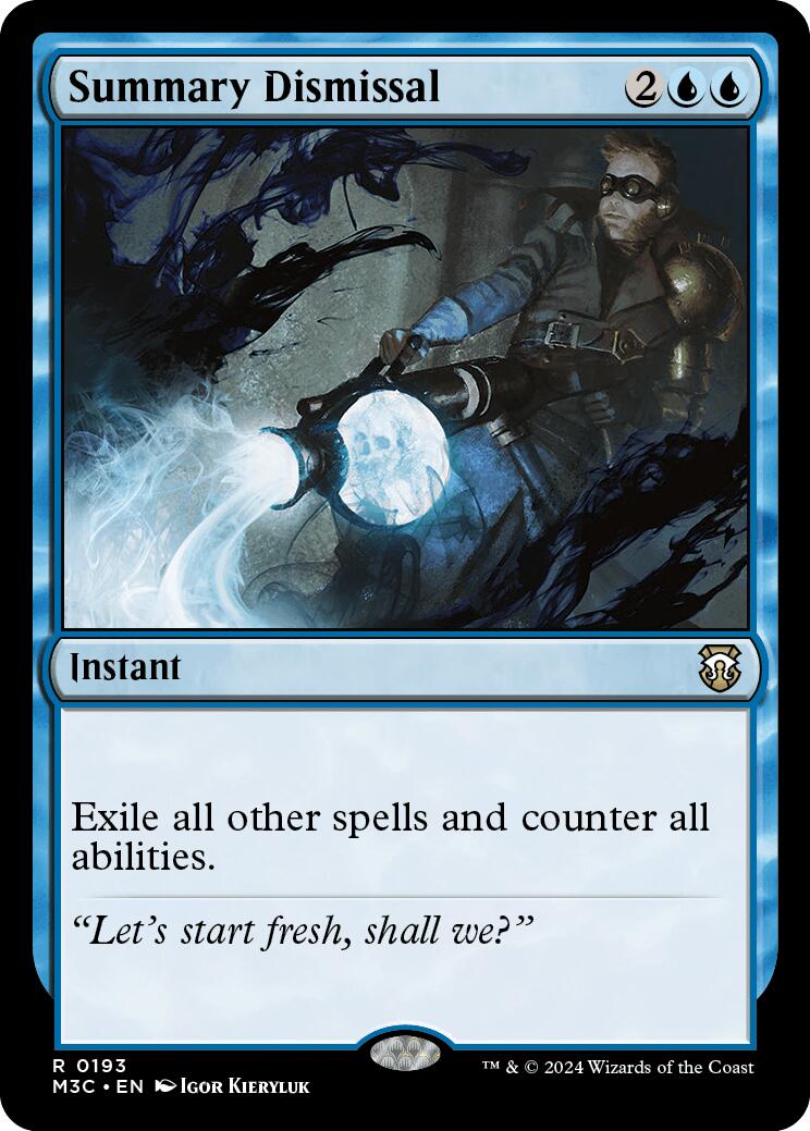 Summary Dismissal [Modern Horizons 3 Commander] | Odin's Place