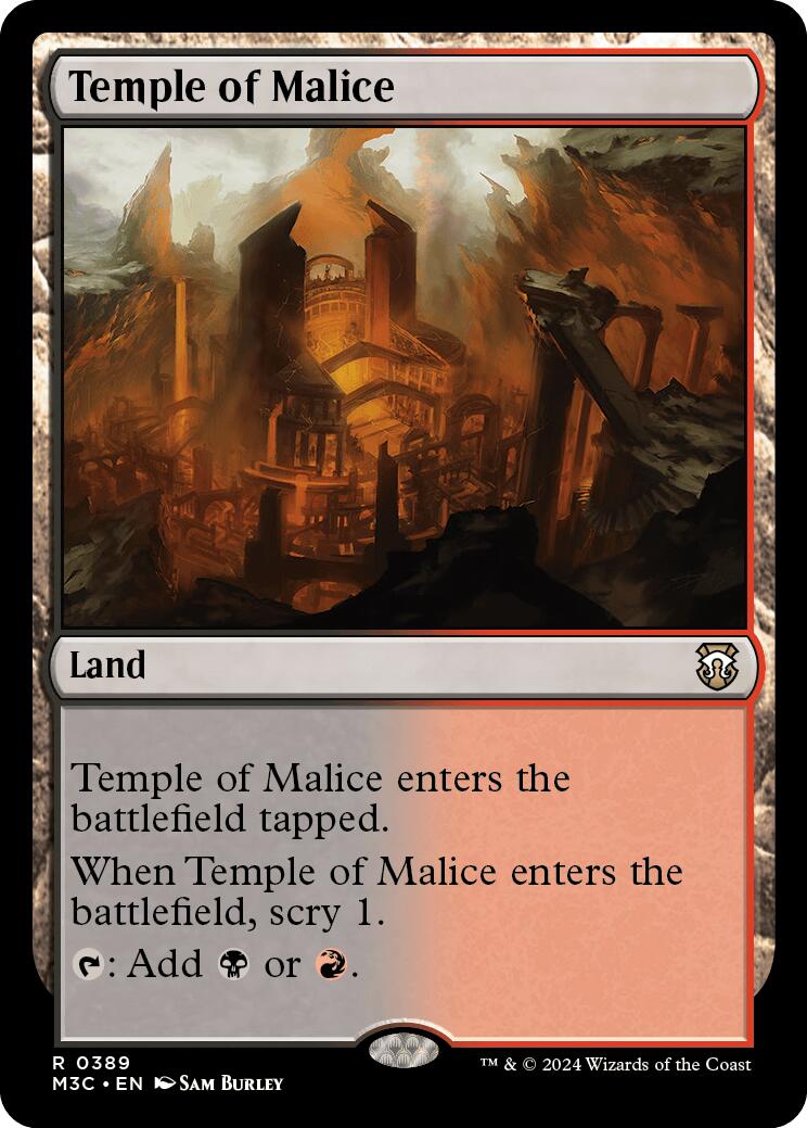 Temple of Malice [Modern Horizons 3 Commander] | Odin's Place