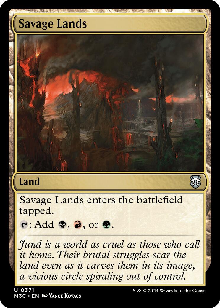 Savage Lands [Modern Horizons 3 Commander] | Odin's Place