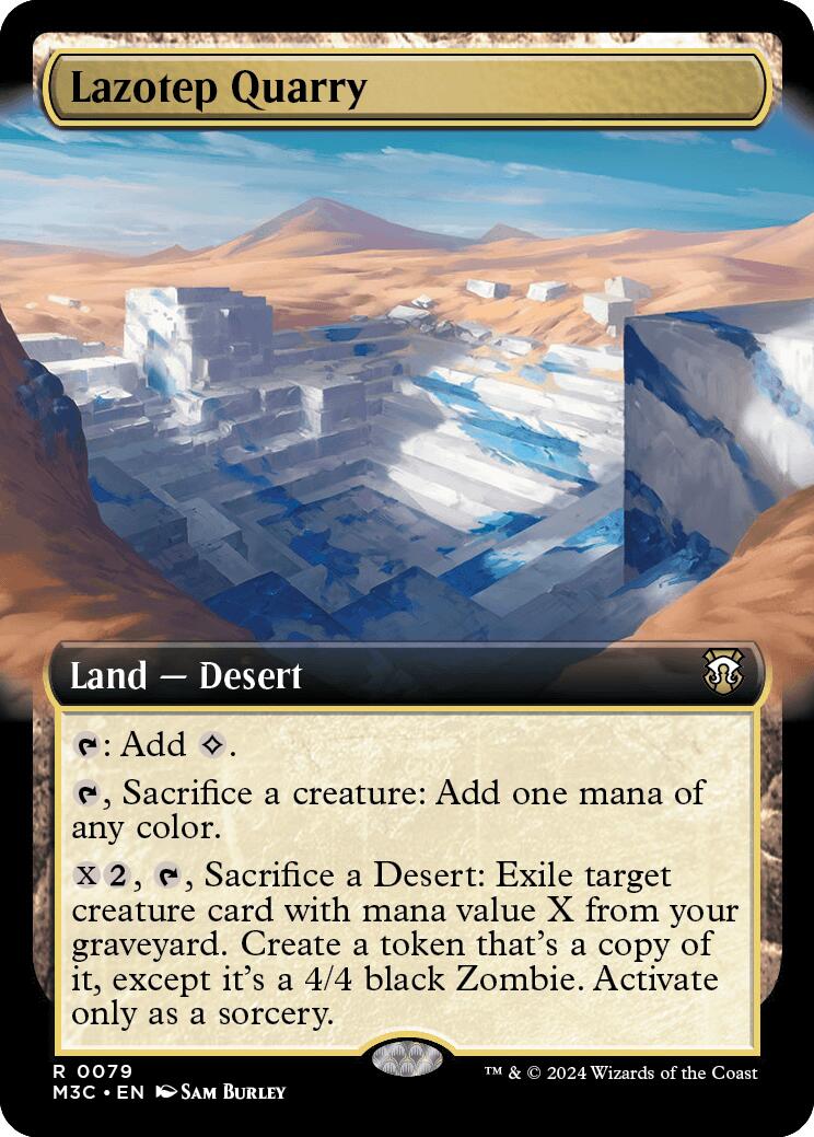Lazotep Quarry (Extended Art) (Ripple Foil) [Modern Horizons 3 Commander] | Odin's Place