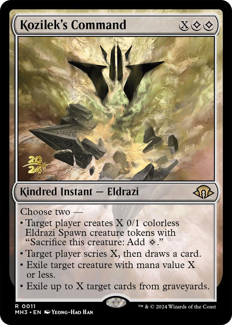 Kozilek's Command [Modern Horizons 3 Prerelease Promos] | Odin's Place