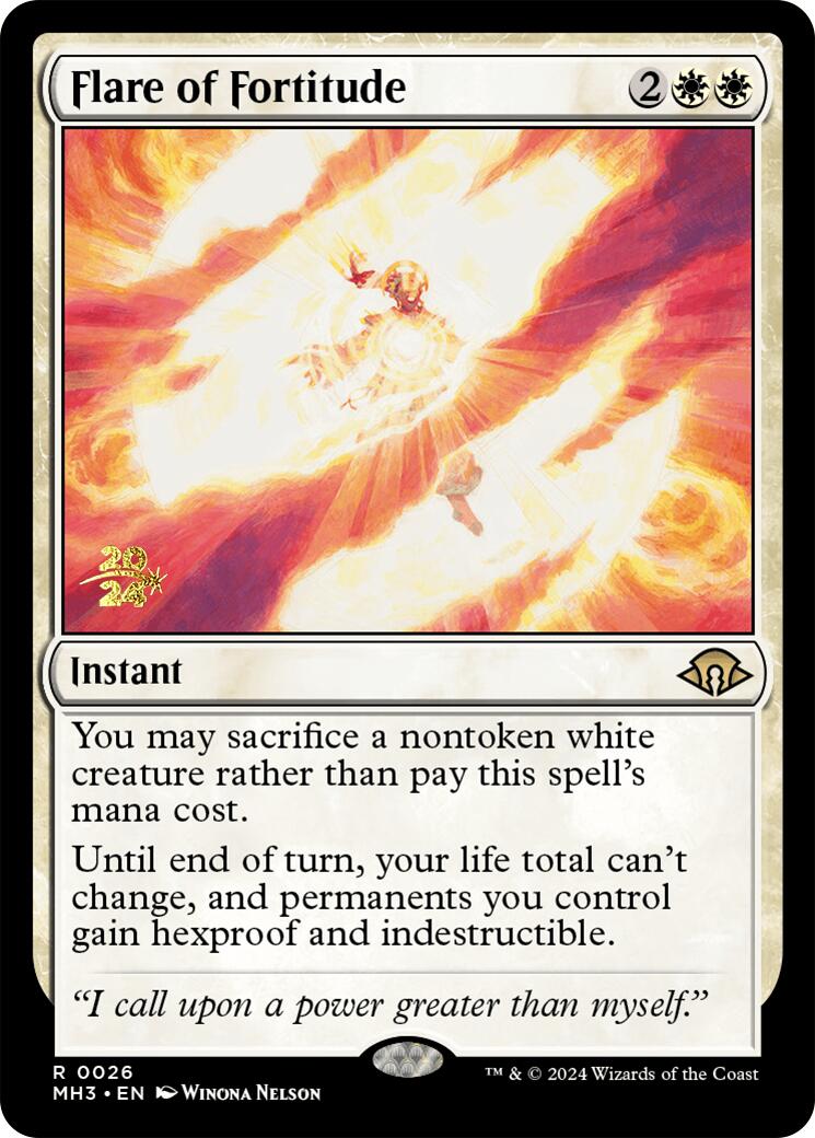 Flare of Fortitude [Modern Horizons 3 Prerelease Promos] | Odin's Place