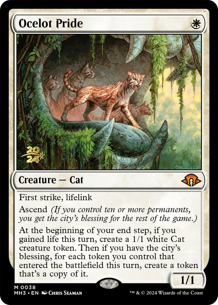 Ocelot Pride [Modern Horizons 3 Prerelease Promos] | Odin's Place