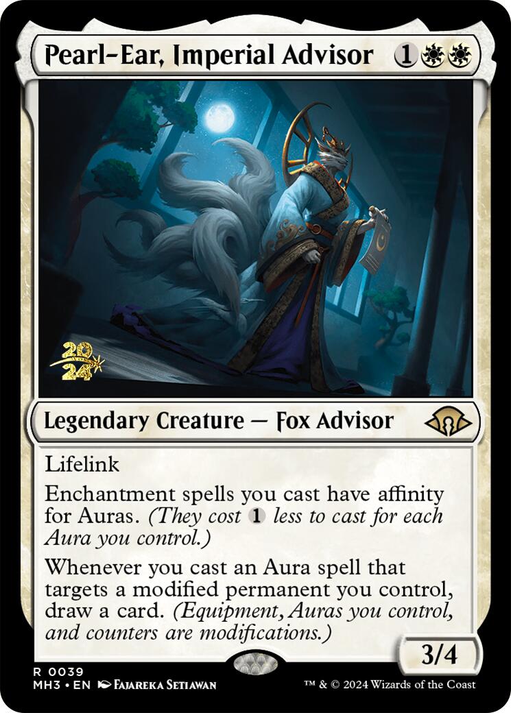 Pearl-Ear, Imperial Advisor [Modern Horizons 3 Prerelease Promos] | Odin's Place