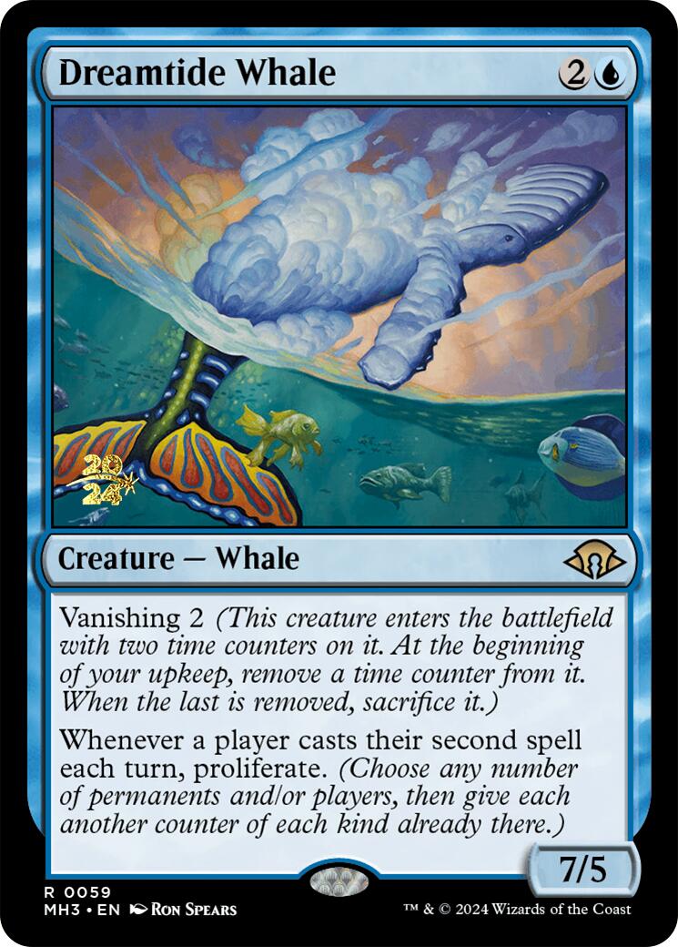 Dreamtide Whale [Modern Horizons 3 Prerelease Promos] | Odin's Place