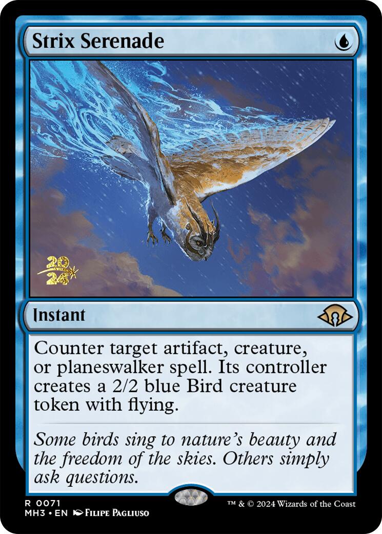 Strix Serenade [Modern Horizons 3 Prerelease Promos] | Odin's Place