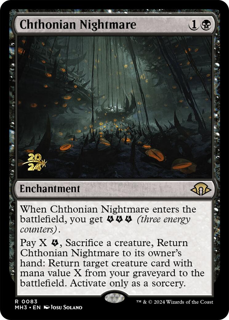 Chthonian Nightmare [Modern Horizons 3 Prerelease Promos] | Odin's Place