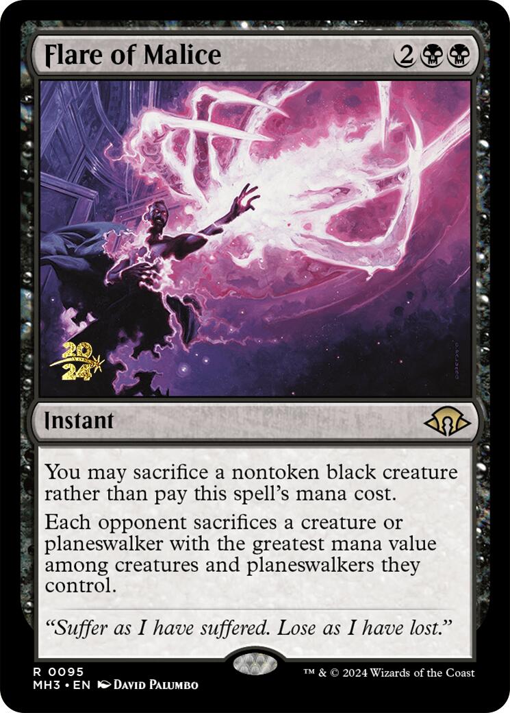 Flare of Malice [Modern Horizons 3 Prerelease Promos] | Odin's Place