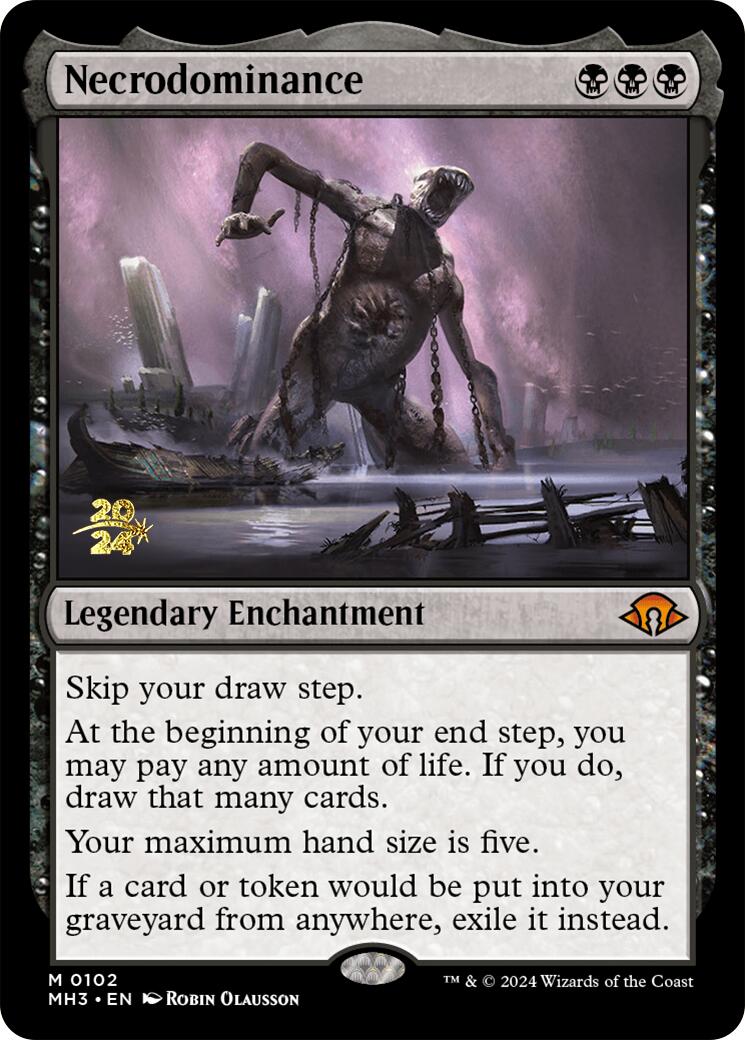 Necrodominance [Modern Horizons 3 Prerelease Promos] | Odin's Place