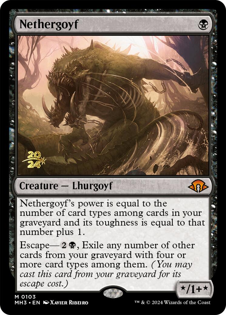 Nethergoyf [Modern Horizons 3 Prerelease Promos] | Odin's Place