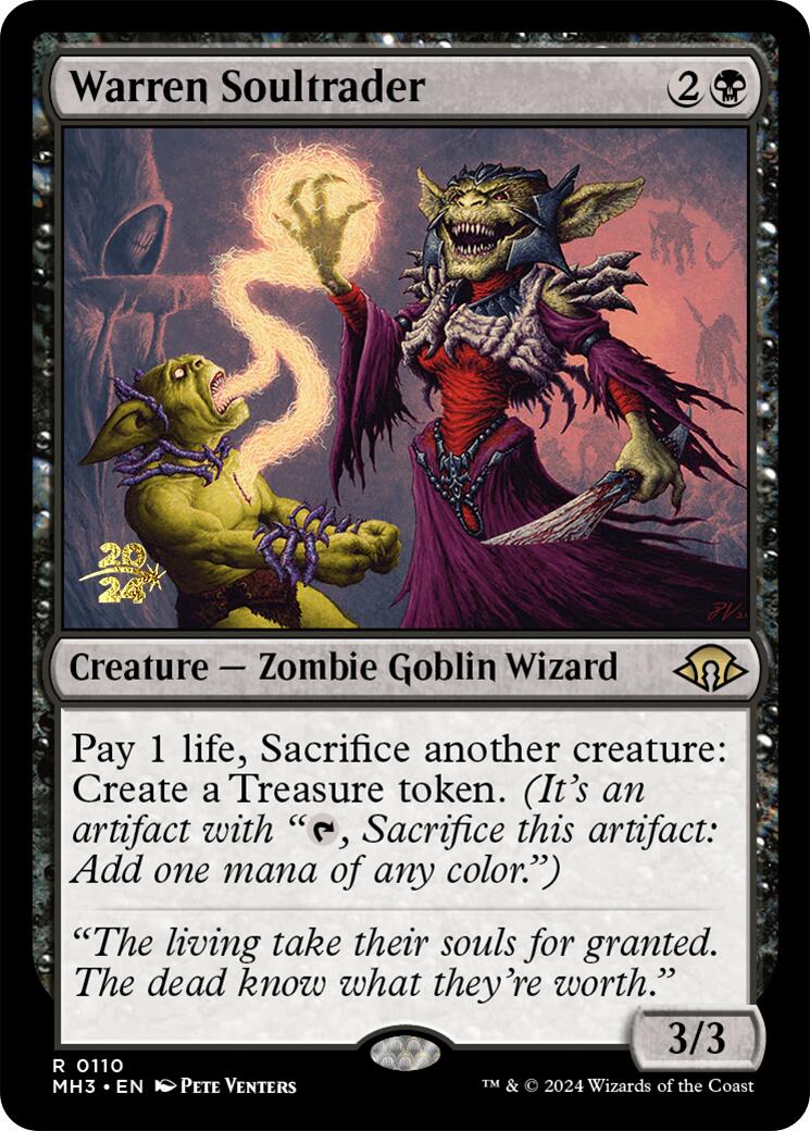 Warren Soultrader [Modern Horizons 3 Prerelease Promos] | Odin's Place