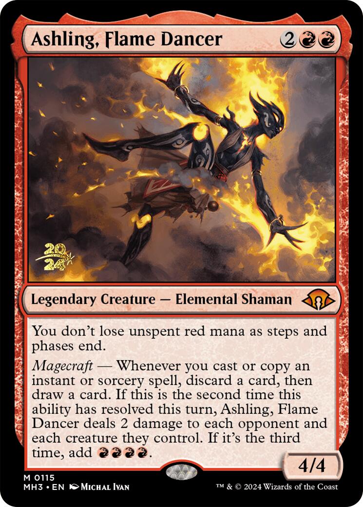 Ashling, Flame Dancer [Modern Horizons 3 Prerelease Promos] | Odin's Place