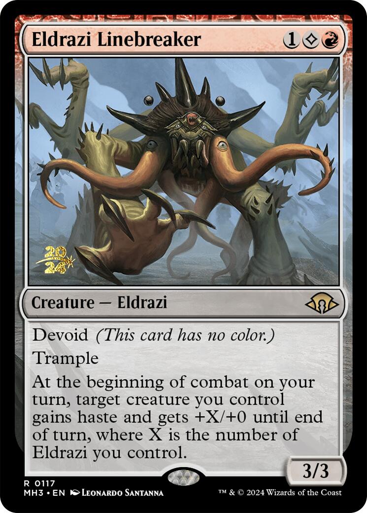 Eldrazi Linebreaker [Modern Horizons 3 Prerelease Promos] | Odin's Place