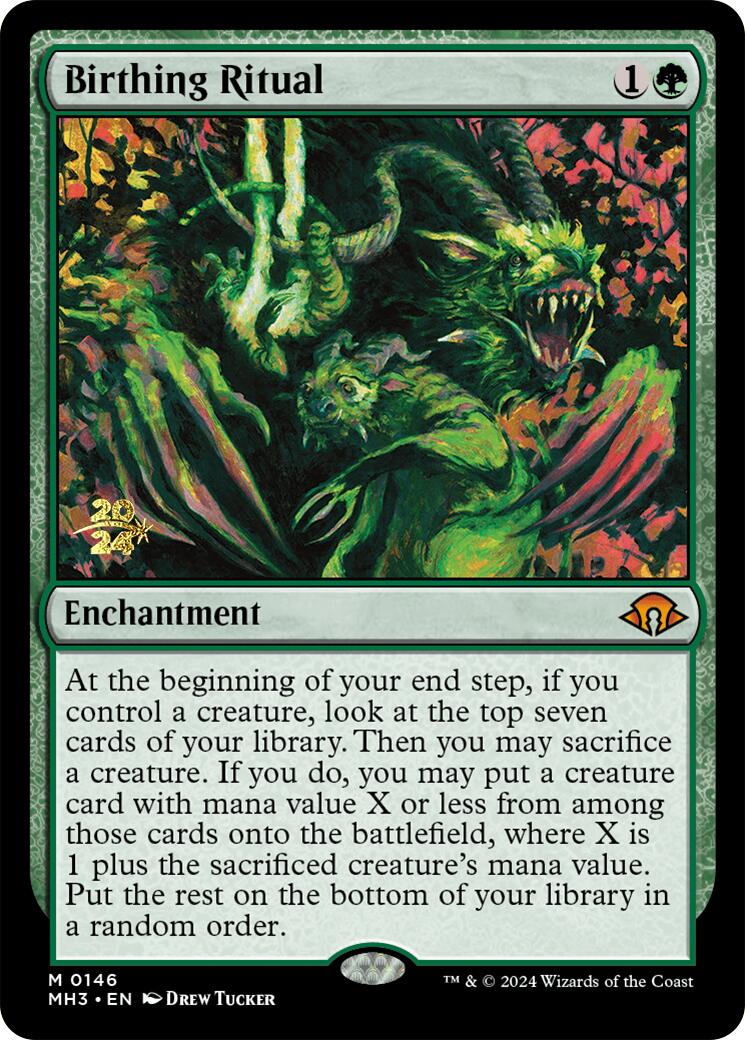 Birthing Ritual [Modern Horizons 3 Prerelease Promos] | Odin's Place