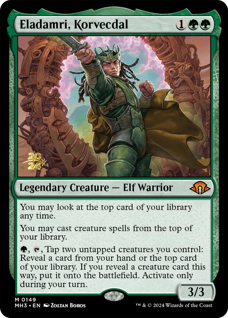 Eladamri, Korvecdal [Modern Horizons 3 Prerelease Promos] | Odin's Place