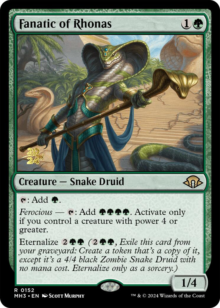 Fanatic of Rhonas [Modern Horizons 3 Prerelease Promos] | Odin's Place