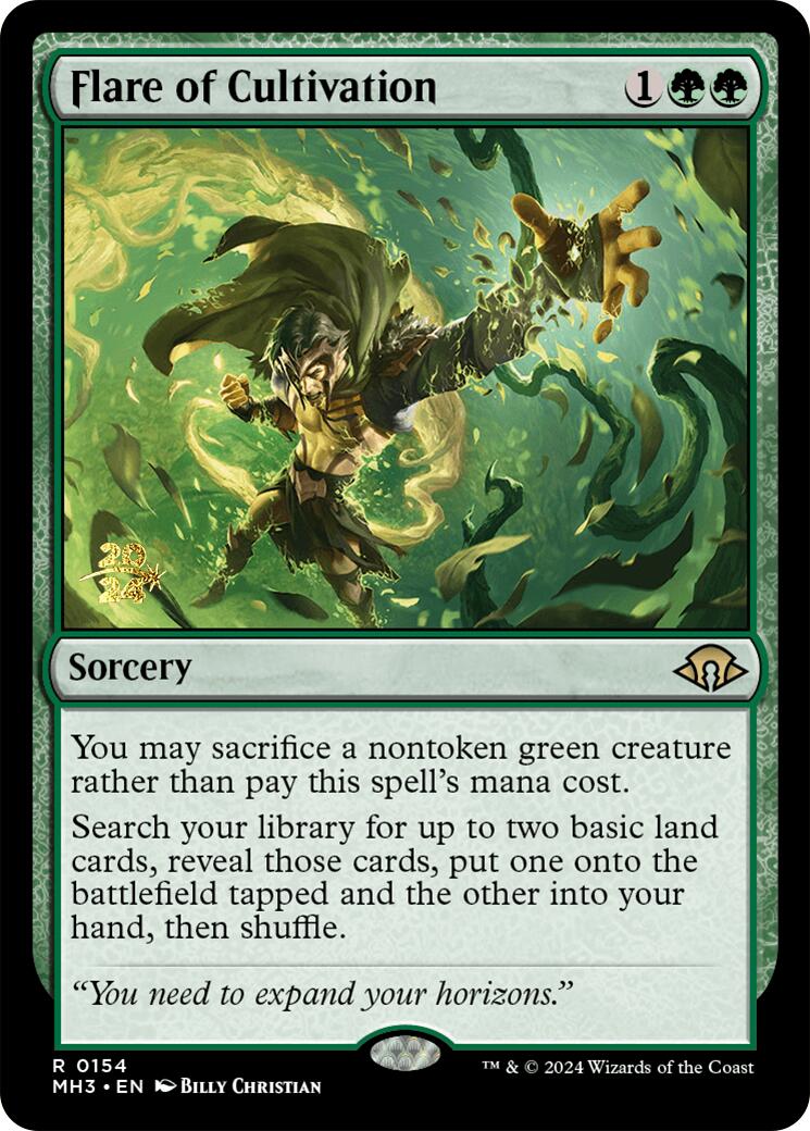 Flare of Cultivation [Modern Horizons 3 Prerelease Promos] | Odin's Place