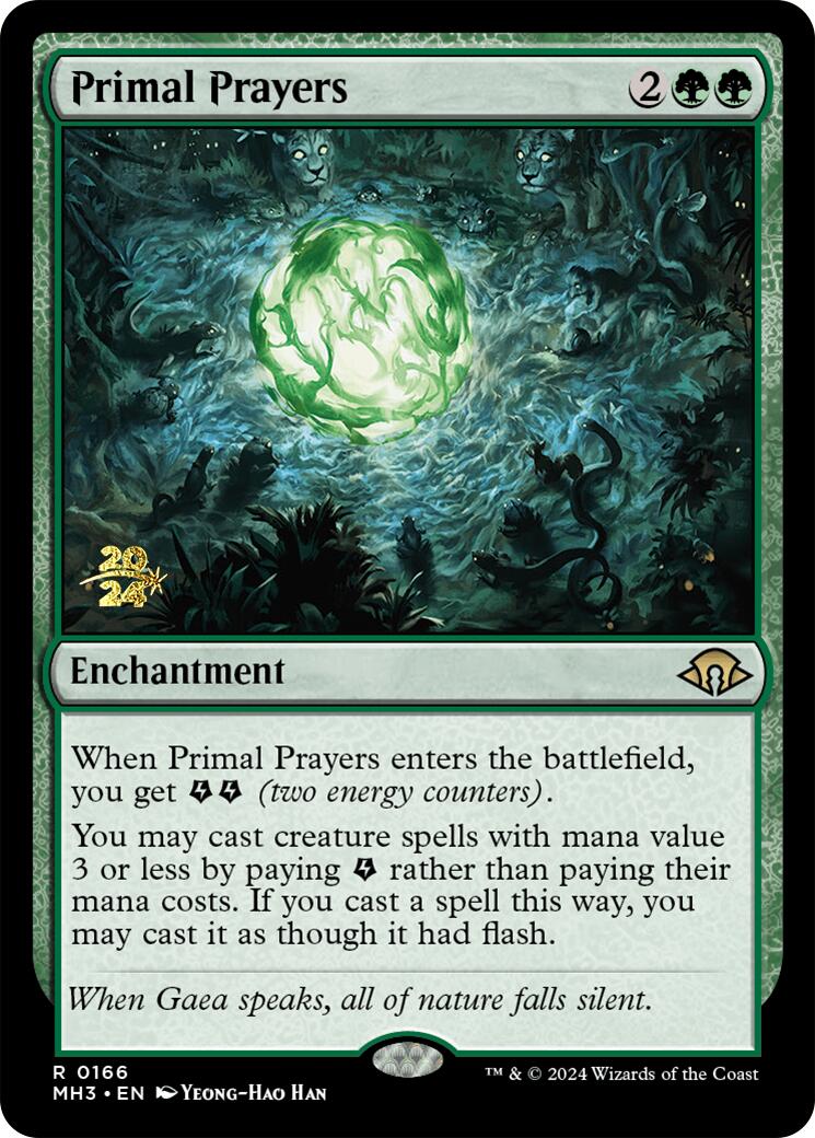 Primal Prayers [Modern Horizons 3 Prerelease Promos] | Odin's Place