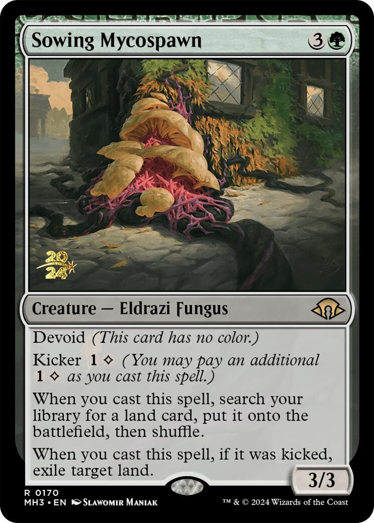 Sowing Mycospawn [Modern Horizons 3 Prerelease Promos] | Odin's Place