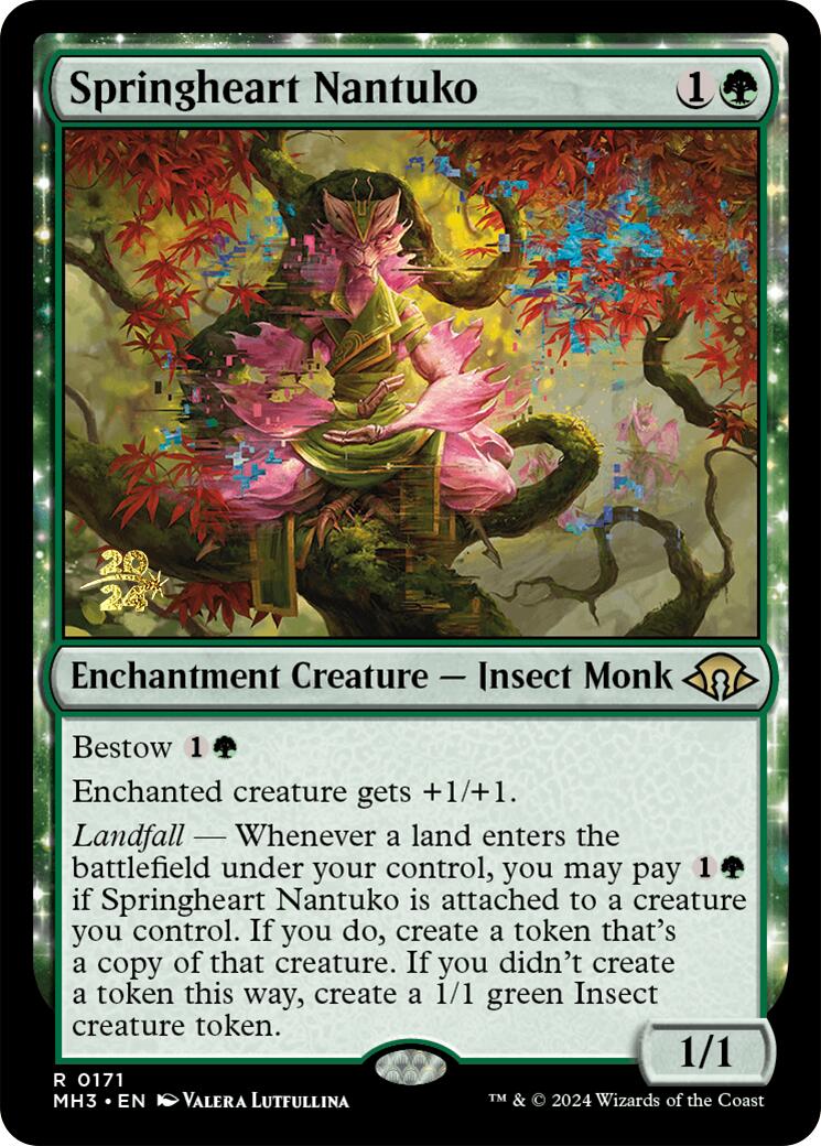 Springheart Nantuko [Modern Horizons 3 Prerelease Promos] | Odin's Place