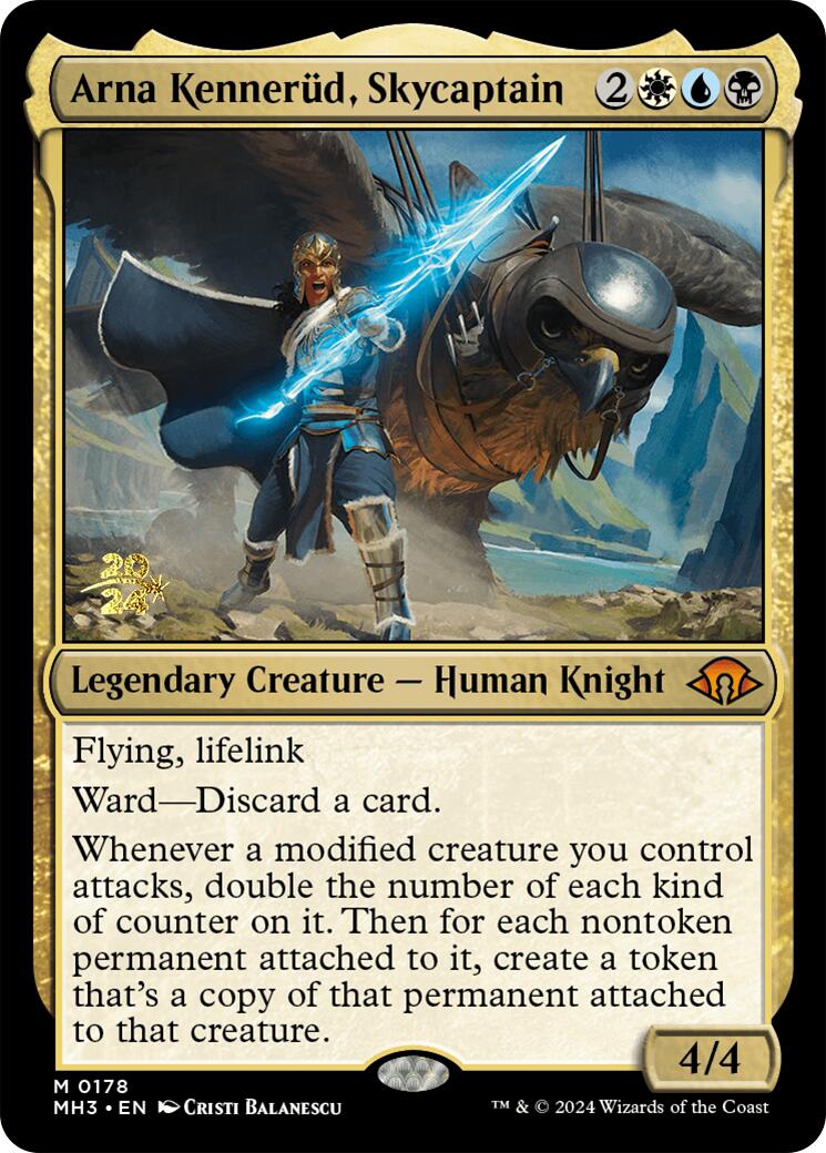 Arna Kennerud, Skycaptain [Modern Horizons 3 Prerelease Promos] | Odin's Place